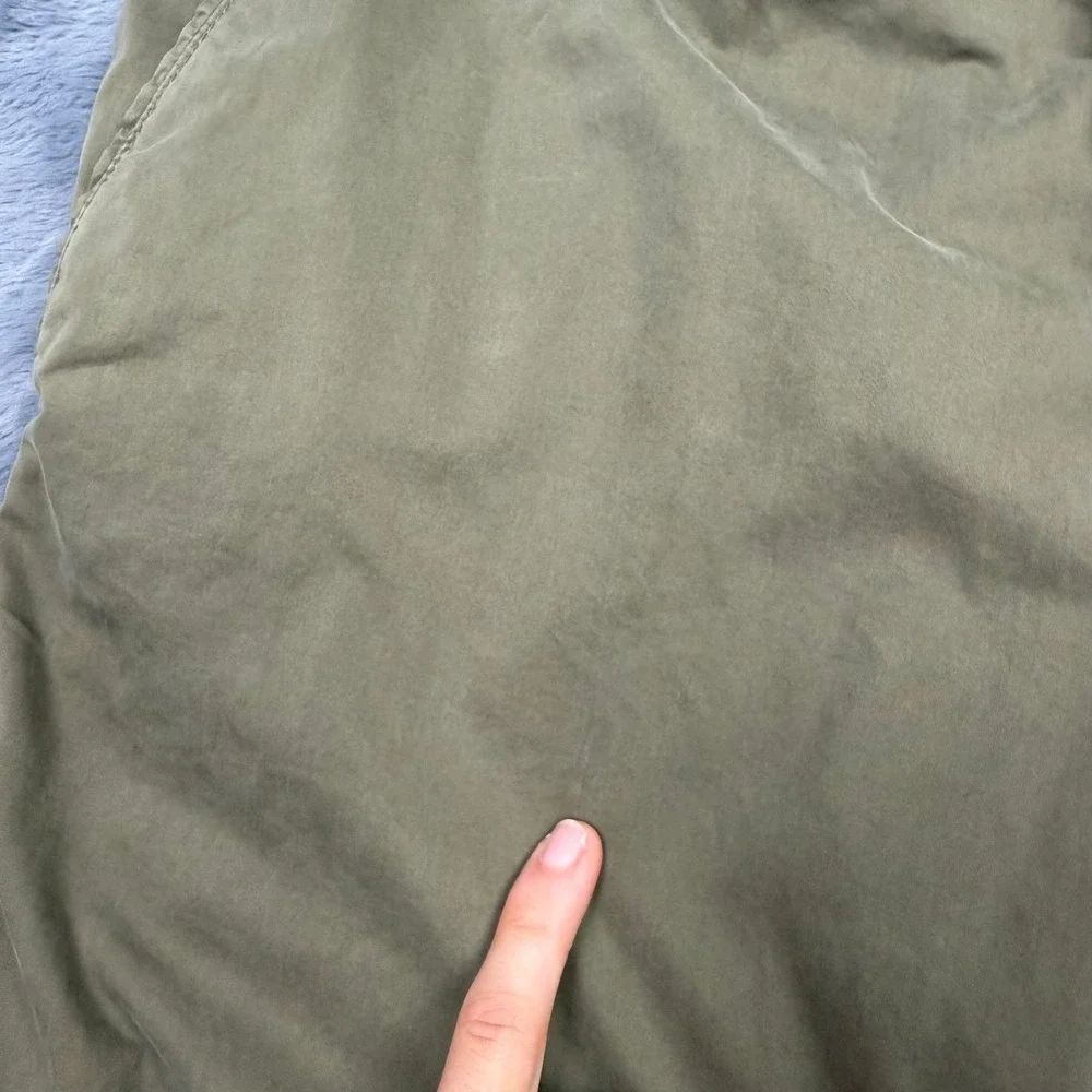 Hugo Boss Kane-L Regular Tapered Chino Pants Olive Green 50509290 Mens 36R